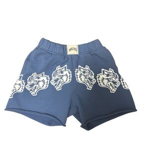 Darc Sport Wolves Blue Graphic Shorts Size: Medium worn once